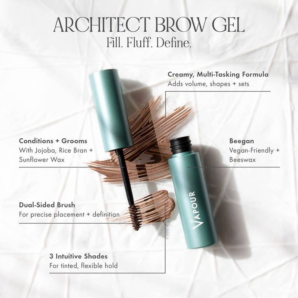 Vapour Beauty Architect Brow Gel Clean Beauty Natural Eyebrow Gel NEW
